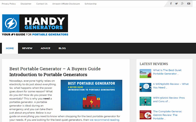 Handy Generators chrome extension