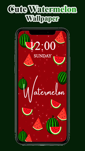 Screenshot Cute Watermelon Wallpaper