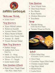 Sahib's Barbeque By Ohri's menu 1