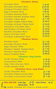 Chowringhee menu 5