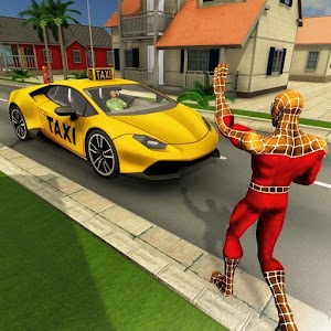 Download Superhero Taxi Driver Pro Game For PC Windows and Mac