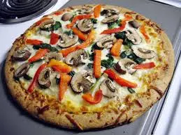 Mushroom And Capsicum Pizza