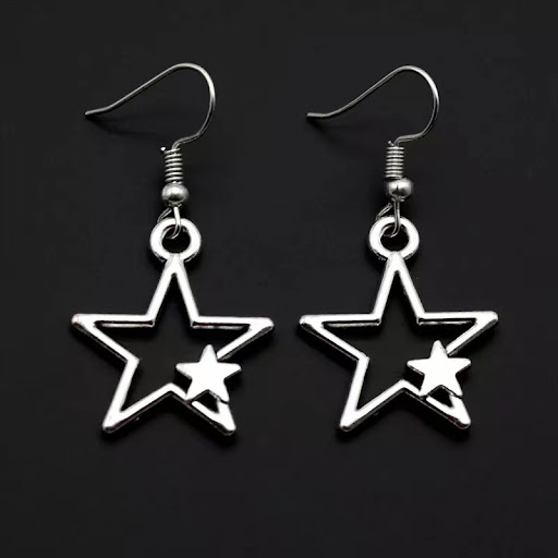 Title 3, Retro Five-pointed Star Ornament Personality Fa...