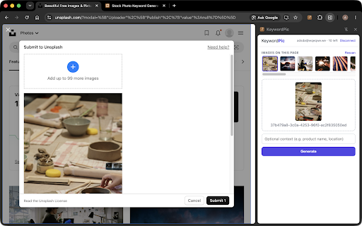 KeywordPic screenshot 2
