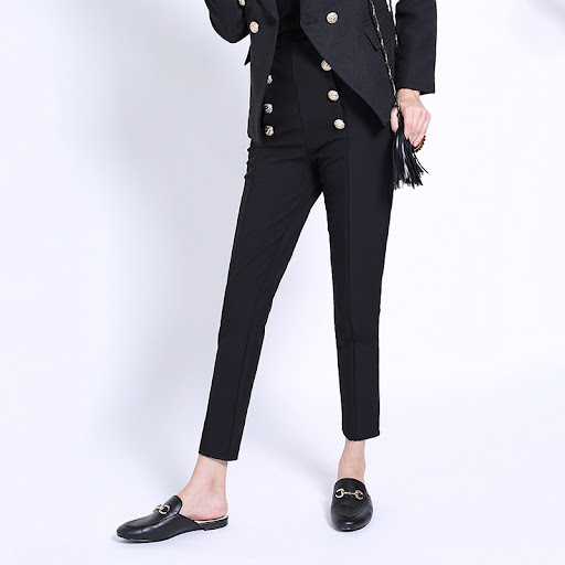 Title 5, Double-breasted pants Timeless elegance for a s...