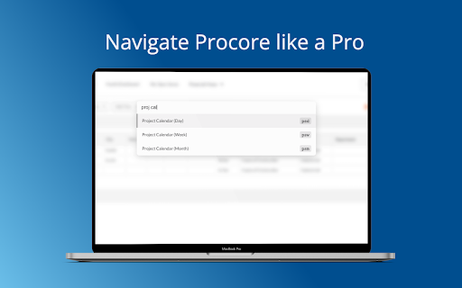 Procore Navigator