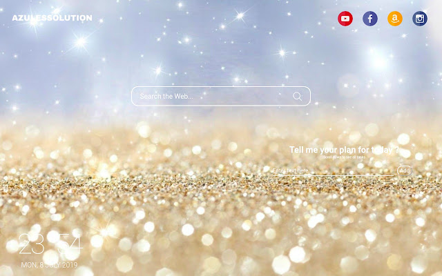 Glitter Wallpaper - New Tab Theme