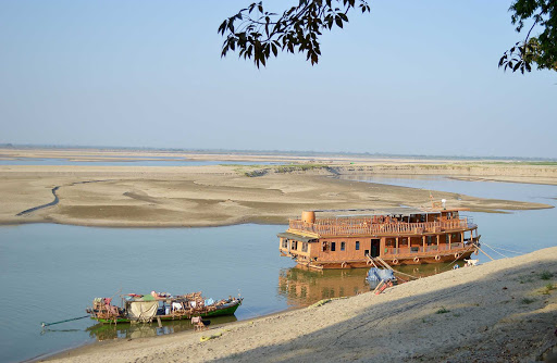 Myanmar-riverboat2 - The Ayeyarwady River hosted all types of vehicles built for transport.