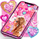 Cover Image of Unduh Girly pink live wallpapers 13.8 APK
