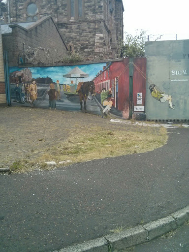 Townsend Street Peace Line Mural