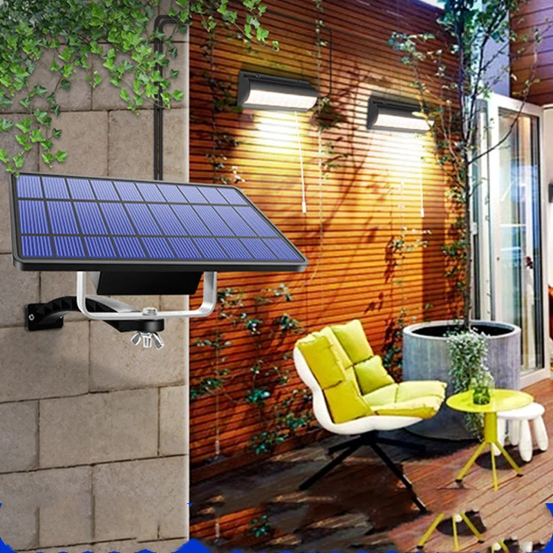 Solarbetriebene Pendelleuchte mit Zugschalter für Außenbereiche. Kabellose Installation, energiesparend und einfach zu bedienen für stimmungsvolle Beleuchtung.