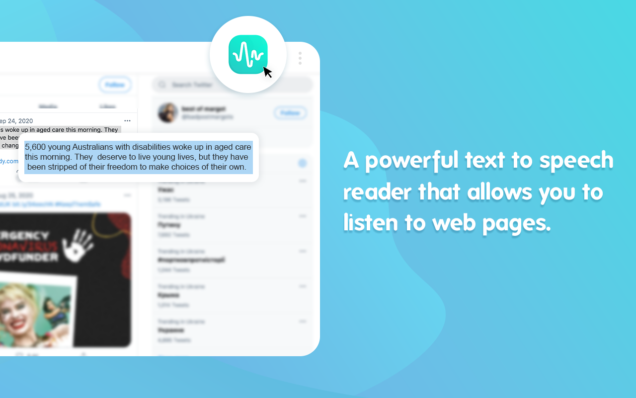 Web Reader - Text to Speech Preview image 1