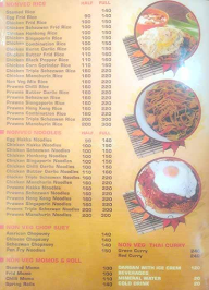 Shivshankar Chinese menu 1