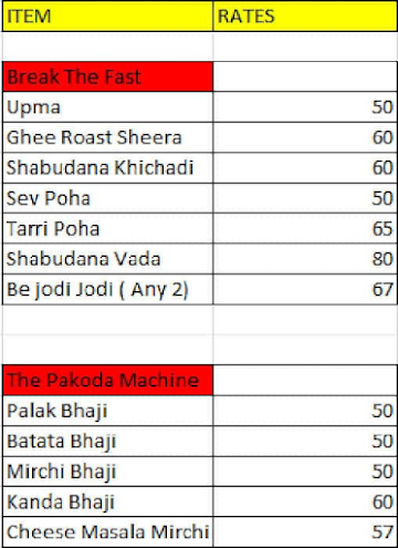 Jagtap Missal menu 