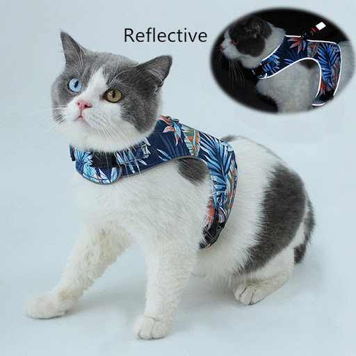 Title 9, Reflective anti-pull cat walking rope. Enhanced...
