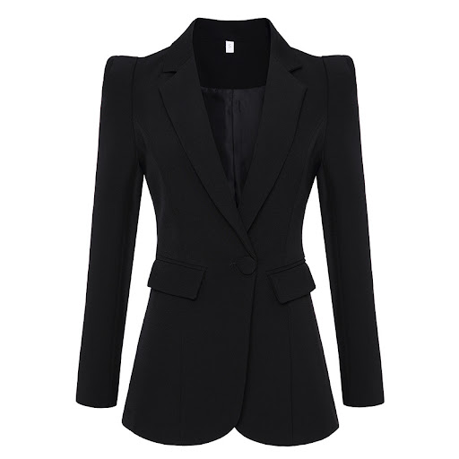 Title 9, Womens Slim Fit Mid Length Shrug One Button Ja...