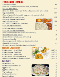 Food Court menu 1