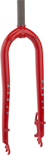 Surly Pugsley Fork 135mm Offset Engine Red