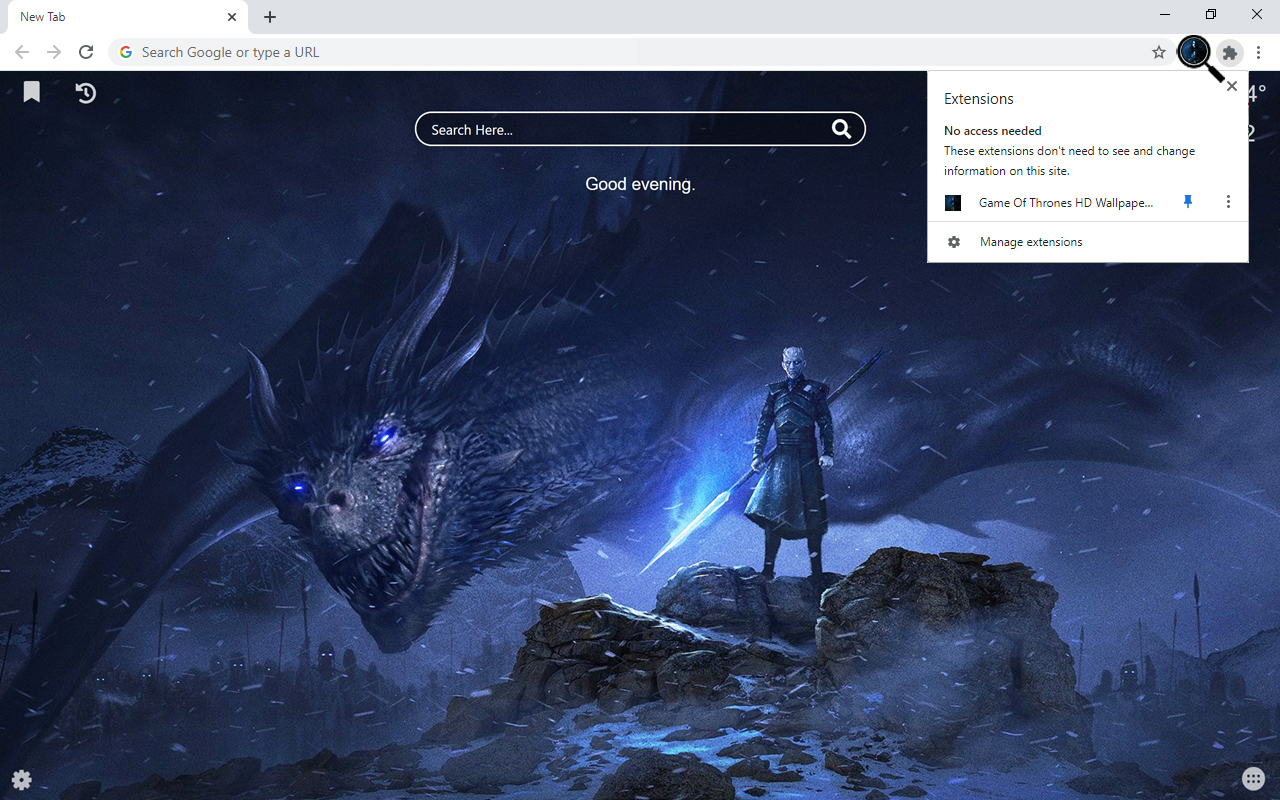 Game Of Thrones HD Wallpaper New Tab Preview image 2