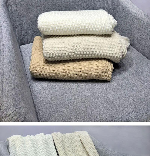 Title 9, Tassel Knitted Office Air Conditioner Nap Blank...