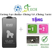 Kính Cường Lực Iphone Baiko Siêu Cứng Full Màn 6/6Plus/6Splus/7/7Plus/8/8Plus/X/Xr/Xs/11/12/13/Promax