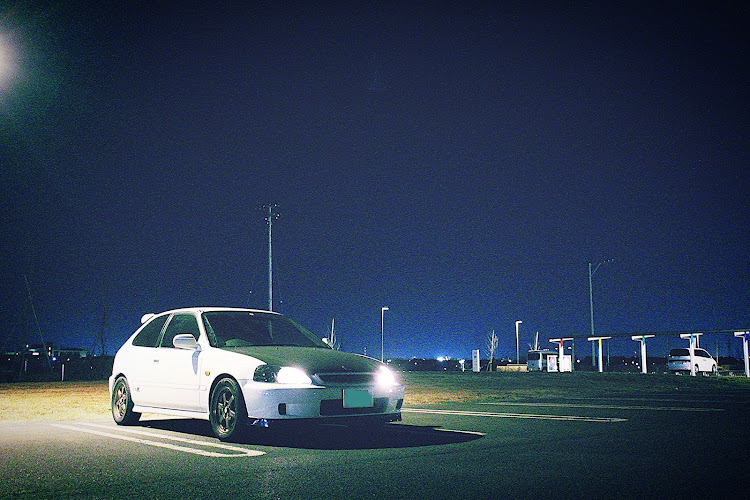 シビックタイプRの夜ドライブ・カメ活・シビックタイプR・車が好きな人と繋がりたい・EK9に関するカスタム事例の投稿画像5枚目