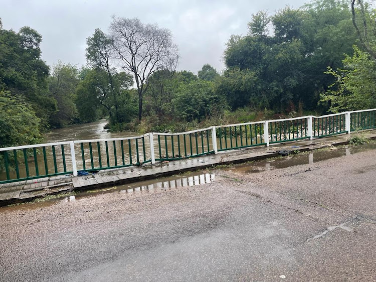 Several roads have been closed in Centurion due to flooding.