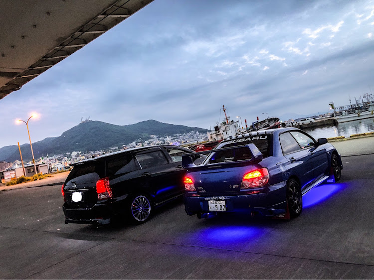 インプレッサ WRX STIの函館・埠頭・ドライブ・急遽コラボ・エムズガレージに関するカスタム事例の投稿画像3枚目