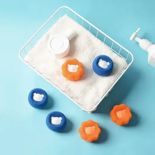 Pet Hair Remover Reusable Ball Wool Sticker Cat Hair Remover Pet Fur Lint Catcher Cleaning Tools Laundry Clean Balls Sti