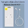 Tai Nghe Nhét Tai Hỗ Trợ Mic Chân Cắm 3.5Mm Baseus H17