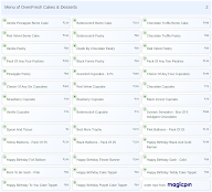 OvenFresh Cakes & Desserts menu 2