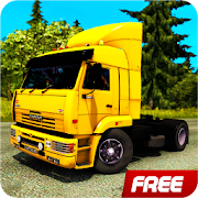 Euro Truck Driving : Cargo Delivery Simulator Game  Icon