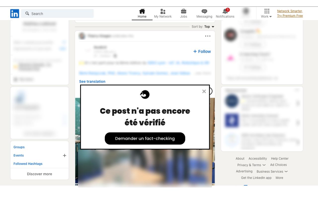 C'est Vrai Ça ? Checkez les posts linkedin Preview image 1