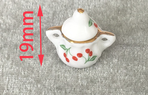 17 -delige mini -kunstmatige keramische theeset