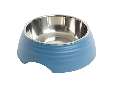 BUSTER Frosted Ripple Bowl, Dusty Blue, L