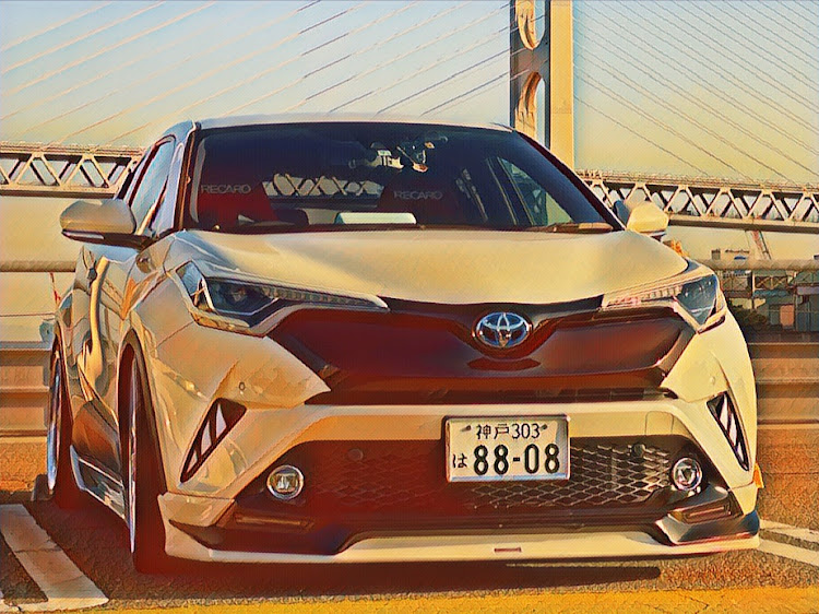 C-HRの5月もよろしくお願いします・あわつば珍道中GW編・低そうで低くない少し低い車・コメントは不要ですよん🤗に関するカスタム事例の投稿画像5枚目