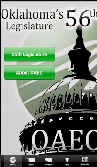 OAEC 56th Legislative Guide Screen 1