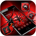 Red Dark Black Spider Launcher Theme ?️?️ Apk