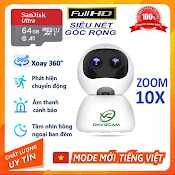 [Xả Hàng] Camera Onvizcam Rb20 Wifi Xoay 360 Độ Khả Năng Zoom 10X Full Hd 2.0Mpx Đàm Thoại 2 Chiều