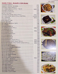 Hotel Vaibhav Family Restaurant menu 1