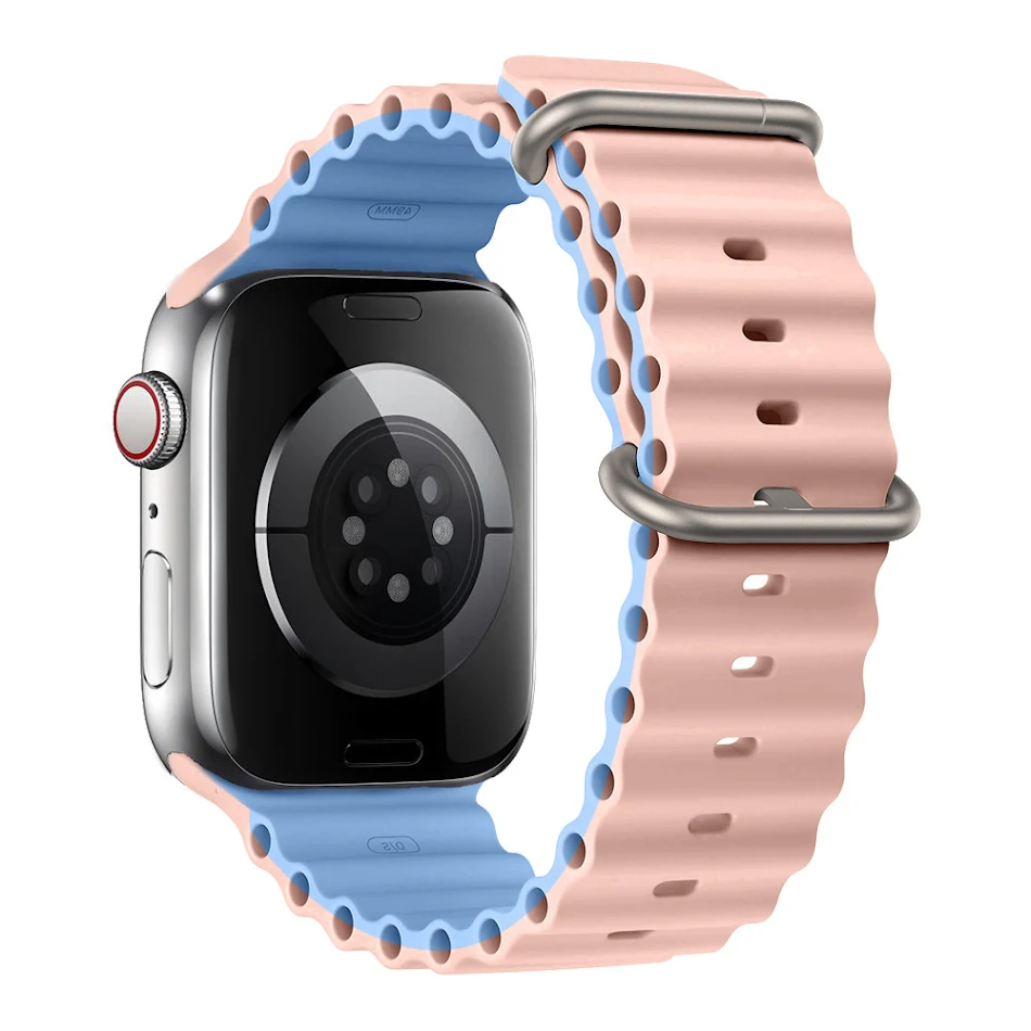 Marine siliconen horlogeband voor Ultra horloge 41mm 45mm 49mm. Waterdicht, duurzaam en comfortabel voor alle activiteiten.