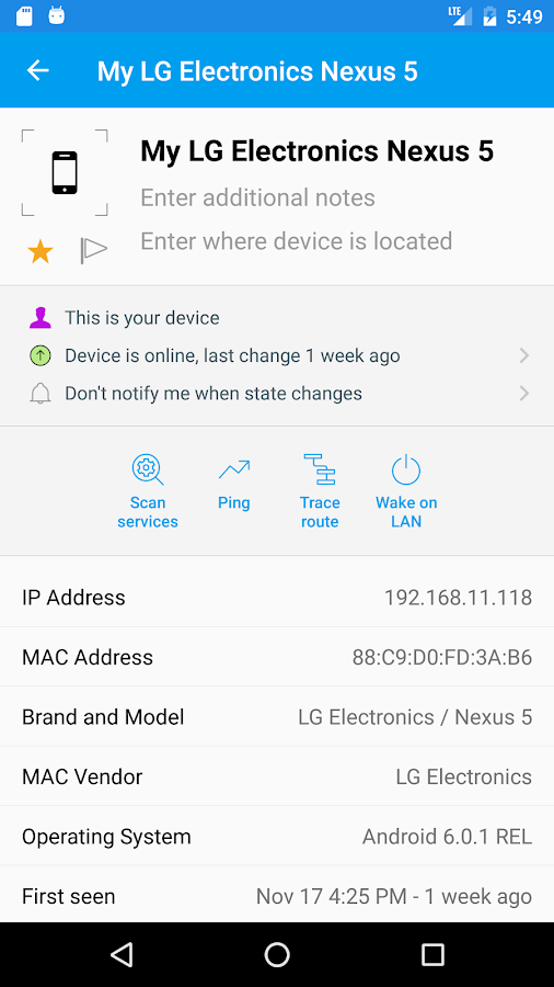    Fing - Network Tools- screenshot  
