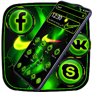 Green Neon Sports Light Theme  Icon