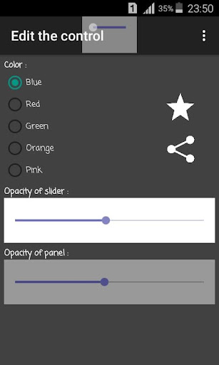 Floating Media Volume Slider