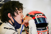 Yuki Tsunoda of Scuderia AlphaTauri and Japan during the F1 Young Drivers Test at Yas Marina Circuit on December 15, 2020 in Abu Dhabi, United Arab Emirates.