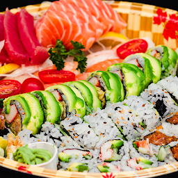 Sashimi & Sushi & Roll Platter B 57pcs