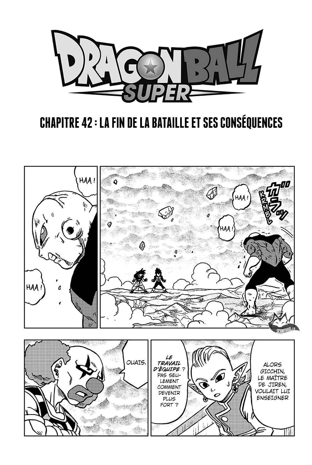 Dragon Ball Super Chapitre 42 - Page 1