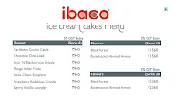 Ibaco menu 1