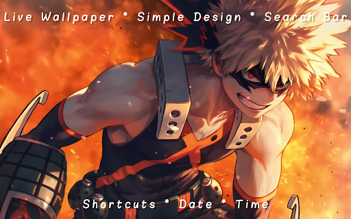 Katsuki Bakugo My Hero Academia Live Wallpaper Preview 1