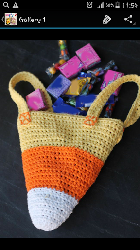 Crochet Pattern Treat Bag